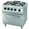 Heavy Duty Cuisinière - 4 Brûleurs - Double - Prof. 70 cm - 34 kW - Maxima