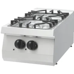 Heavy Duty Cuisinière - 2 Brûleurs - Simple - Prof. 70 cm - 13,5 kW - Maxima