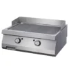 Heavy Duty Plaque de Gril - Chrome Rainuré - Double - Prof. 70 cm - Maxima