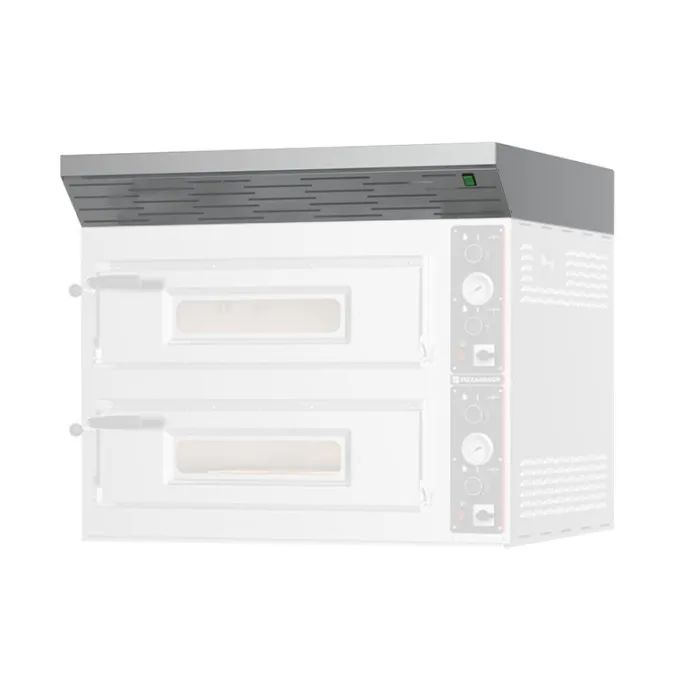 Hotte Inox pour Four à Pizza Modèle MAX6LF et MAX12LF sans Moteur - PizzaGroup
