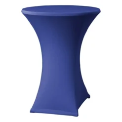 Housse de Table Extensible Samba Bleue D2 pour Mange-Debout