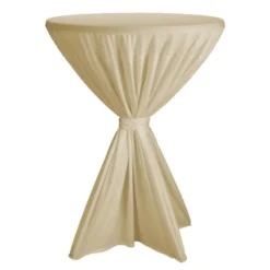Housse de table Fiësta Ecru pour table haute