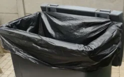Housse 750L Noir 1930x1500 mm - Lot de 5 Colis de 50 - Mediprotec Promosac
