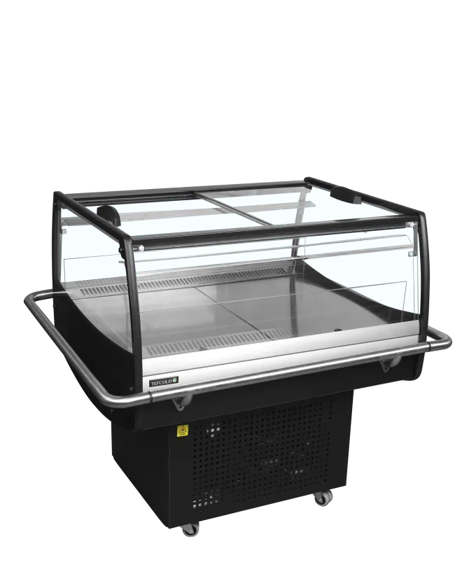 Ilot Réfrigéré Couvercle Vitré Coulissant 105 Litres - Tefcold