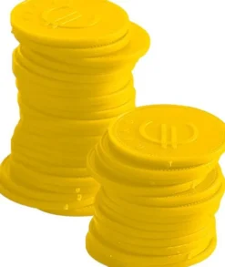 Jetons - 100 pièces Bar up Jaune 25 mm - Hendi