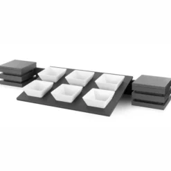 Kit Présentoir Buffet Cubic® avec 6 Bols Carrés - Pujadas