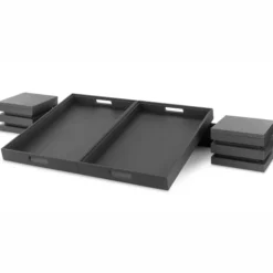 Kit Présentoir Buffet Cubic® avec 2 Plateaux 60 x 40 cm - Pujadas