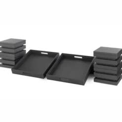 Kit Présentoir Buffet Cubic® avec 2 Plateaux 40 x 40 cm - Pujadas