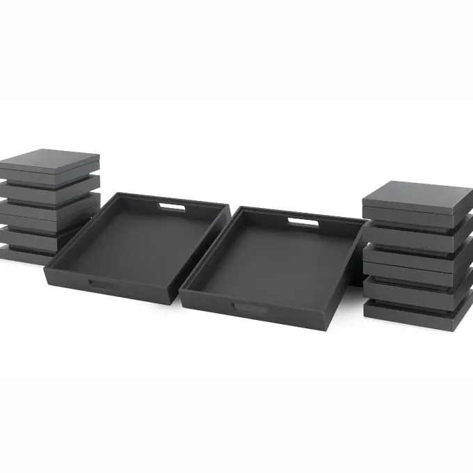 Kit Présentoir Buffet Cubic® avec 2 Plateaux 40 x 40 cm - Pujadas