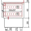 Kit 2 Tiroirs pour Meuble 700 MF et Saladettes - Coreco
