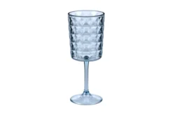 KUBE verre à pied bleu 360 ml - 12 unités - Betik