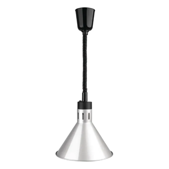 Lampe Chauffante Conique Rétractable Finition Argent - Buffalo