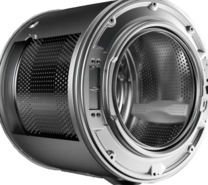 Lave-linge professionnel Titane 7kg - pompe de vidange - Asko