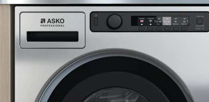 Lave-linge professionnel Titane 7kg - pompe de vidange - Asko