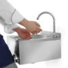 Lave-mains avec co mmande genou 400x400x(H)450 mm - Hendi