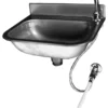 LAVE-MAINS ECO INOX AVEC DOSSERET H. 50 MM-L2G