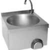 Lave-Mains Inox Cuve Ronde Dosseret 30MM - L2G