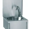 Lave Mains Inox Mural avec Dosseret et Distributeur Savon