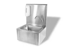 Lave-mains sans contact avec co mmande genou 400x335x(H)570 mm - Hendi