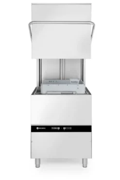 Lave-Vaisselle à Capot Gamme Kitchen Line Doseur Détergent et Pompe de Vidange - Hendi