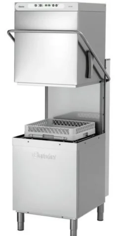 Lave vaisselle à capot professionnel panier 500X500 mm - 4 Programmes - Bartscher