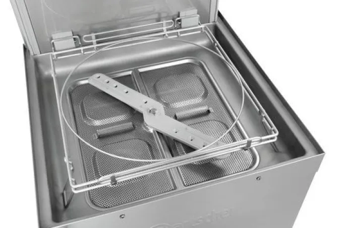 Lave vaisselle à capot professionnel panier 500X500 mm - 4 Programmes - Bartscher