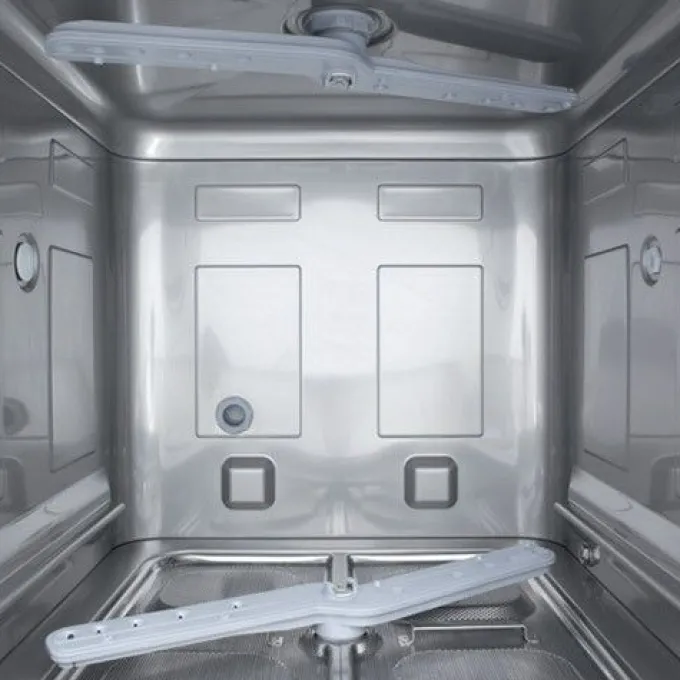 Lave-vaisselle professionnel surélevé - 7,9 kW - panier 500 x 500 mm - Elettrobar