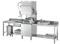 Lave-vaisselle professionnel à capot panier 500 x 500 mm - Bartscher