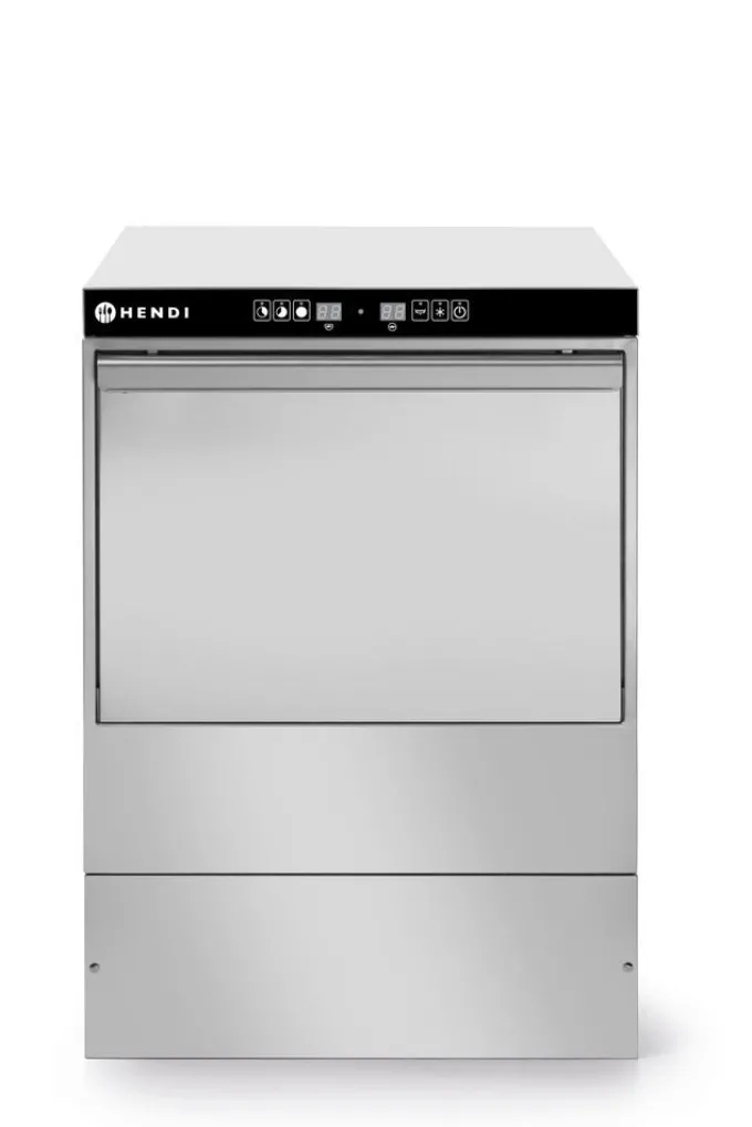 Lave-vaisselle 40x40 - commande électronique 470x470x(H)710 mm - Hendi