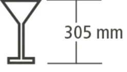 Lave verres professionnel rinçage à froid - 400x400 mm - Bartscher