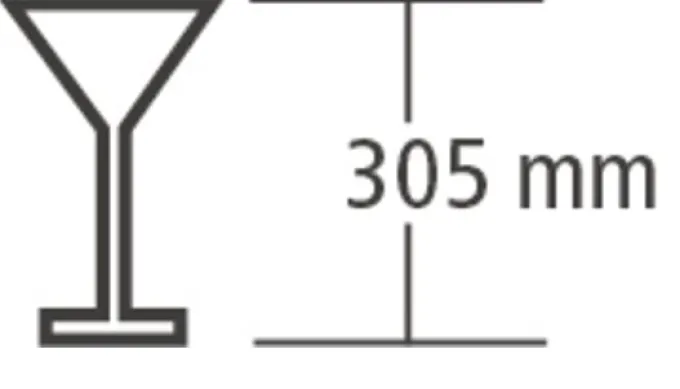 Lave verres professionnel rinçage à froid - 400x400 mm - Bartscher