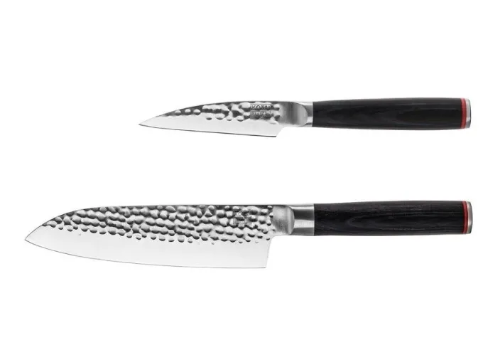 Le Set de Base de 2 Couteaux : Couteau d'office, Santoku - Kotai