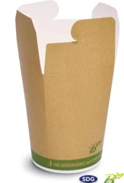 Lot de 430 Boîtes à Pâtes en Carton Biodégradable 750 ml - SDG