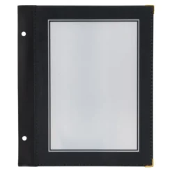 Lot de 5 inserts double-face pour Carte Menu A5 gamme Wood (1 insert = 2 vues) - Securit