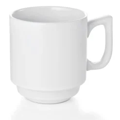 Lot de 6 Mugs en Porcelaine H 90 mm - Was Germany