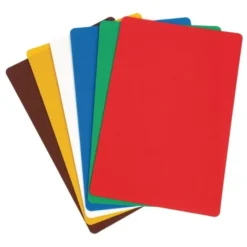Lot de 6 Planches à Découper en Polyéthylène Flexible 450 x 300 mm - Hygiplas