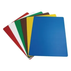 Lot de 6 Planches à Découper en Polyéthylène Flexible 450 x 300 mm - Hygiplas