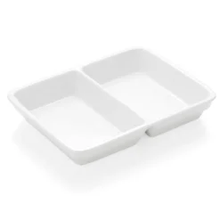Lot de 3 Plateaux de 2 compartiments en Porcelaine - Was Germany