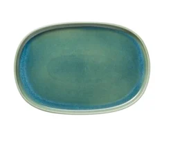 Lot de 4 plateaux en Grès Vert myrte L 330 mm l 230 mm H 30 mm - Was Germany