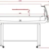 Îlot de Refroidissement avec Couvercle en Verre - 190 LTR - Combisteel