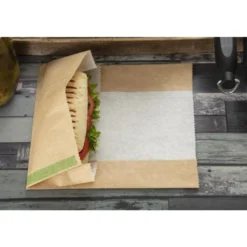 Lot de 500 Sachets Panini Kraft Compostables - Vegware