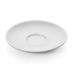 Lot de 6 Soucoupes Espresso Blanche en Porcelaine Ø 125 mm - Was Germany