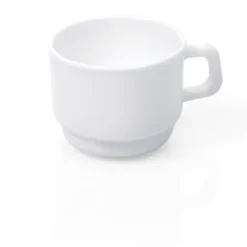 Lot de 6 tasses en Verre trempé H 65 mm Ø 75 mm - Was Germany