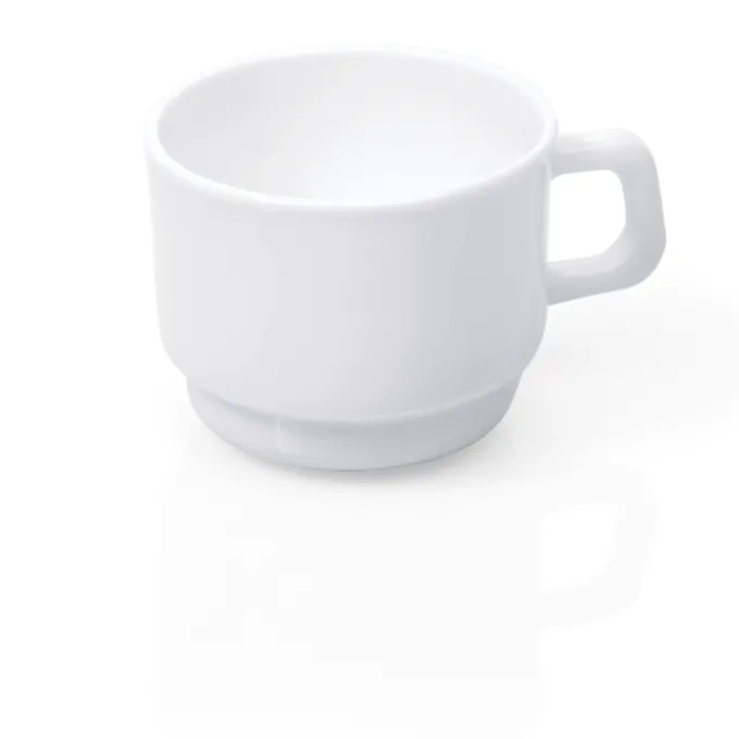 Lot de 6 tasses en Verre trempé H 65 mm Ø 75 mm - Was Germany