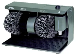 LUSTREUR A CHAUSSURES 2 BROSSES + DECROTTEUR-L2G