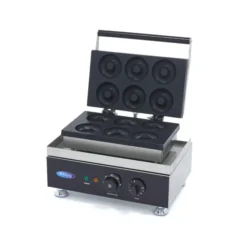 Machine à Beignets - 6 Beignets - Ø8 cm - avec Minuterie Intégrée - Maxima