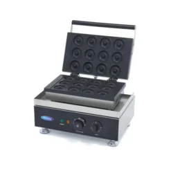 Machine à Beignets - 12 Mini Beignets - Ø5 cm - avec Minuterie Intégrée - Maxima