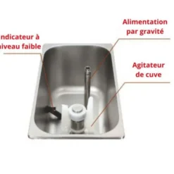 Machine à Glace Italienne et Frozen Yogurts sur Sol - 2 Parfums + Panachage - 40 kg/h - Spaceman