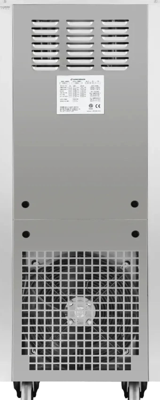 Machine à Glace Italienne sur Roulettes - 2 Parfums + Panachage - 45 L/h - Spaceman