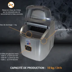 Machine à glaçon creux ronds carrosserie en ABS - L2g